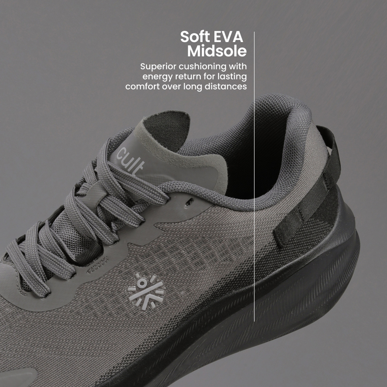 Image of Cult AeroRush Running Shoes Breathable Mesh Upper Enhanced Cushioning Superior Grip Running Shoes For Men