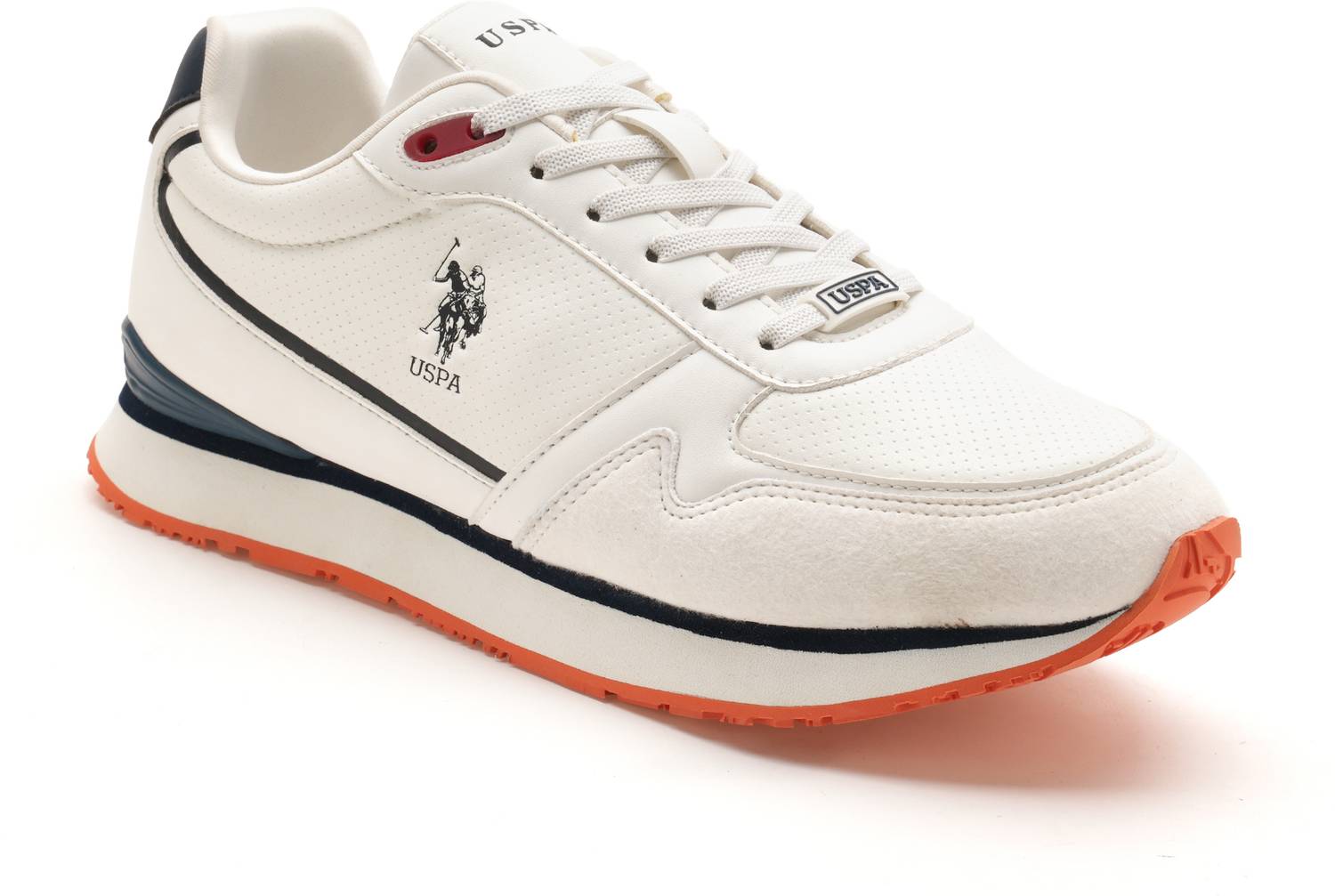 U.S. POLO ASSN. LOWEN 2.0 Men's White Sneakers - Image 4