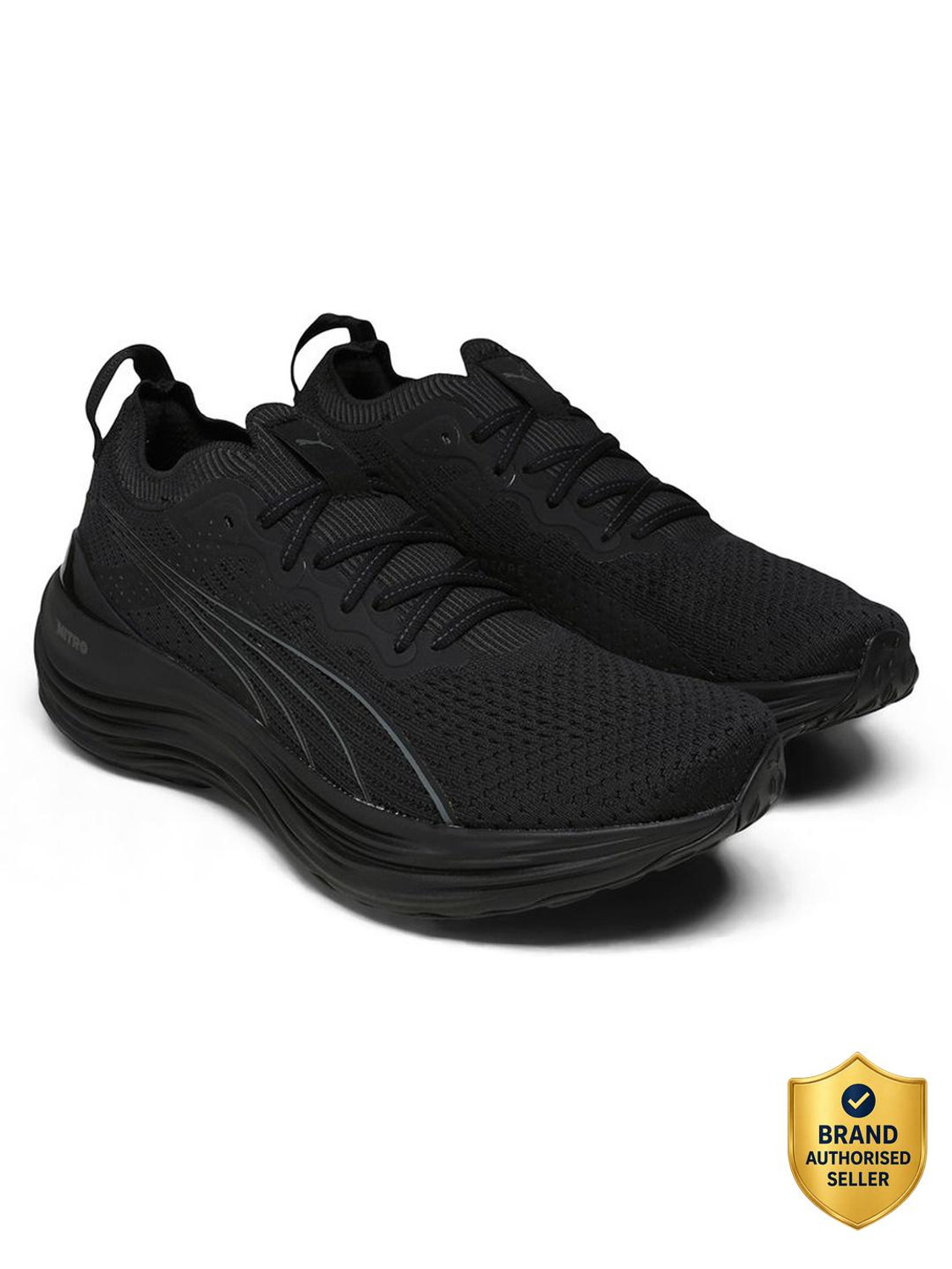 Image of PUMA ForeverRun NITRO Knit Running Shoes For Men