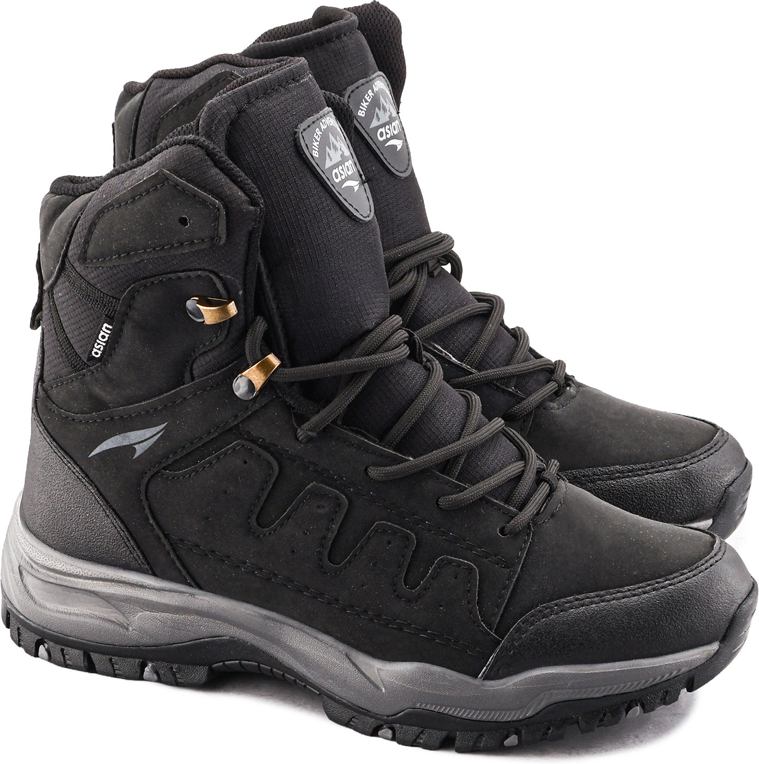 Image of asian Explorer-01 Men's High Ankle Biking Shoes with Rugged Grip Outsole High Tops For Men
