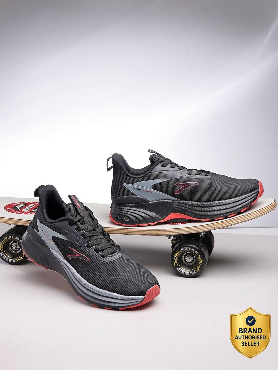 action Athleo BULLET-244 Stylish Lightweight Comfortable Trendy Sports Lace-Up Running Shoes For Men