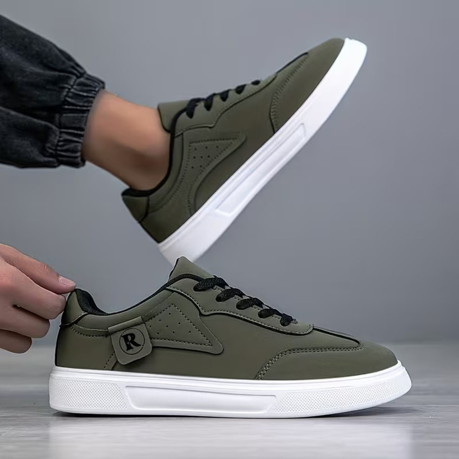 Image of ROASTER Light weight stylish attractive white sole sneakers shoes for men Sneakers For Men