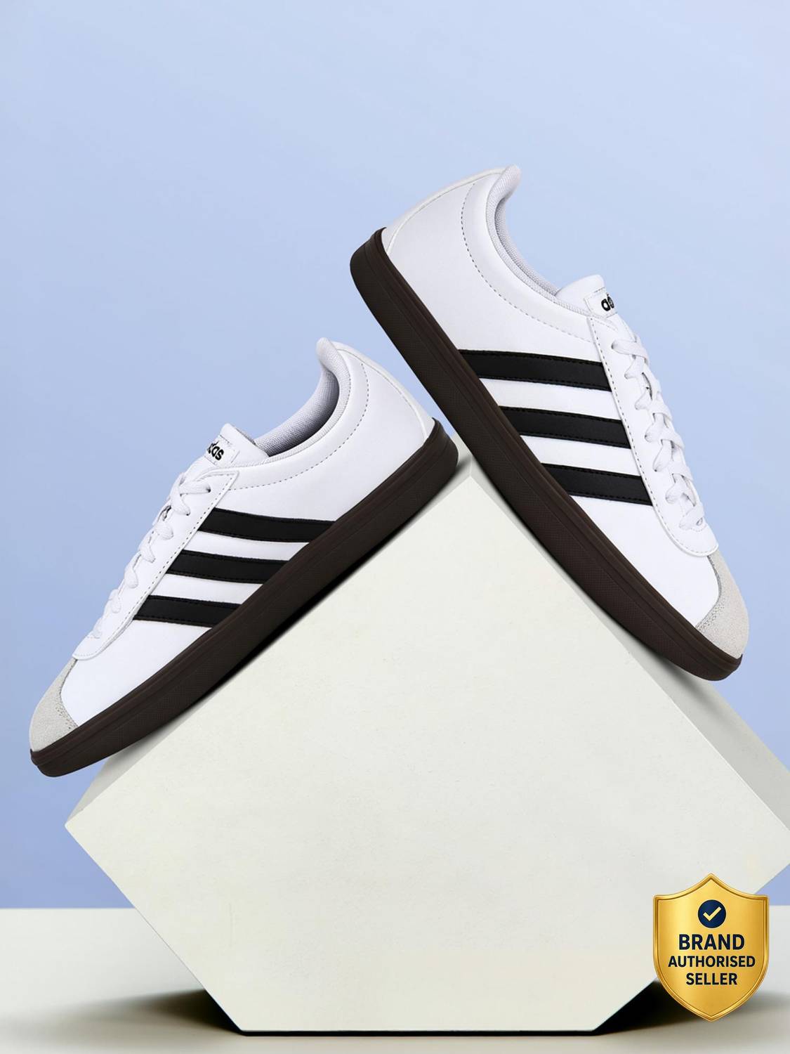 Adidas VL Court Base IKD Casual Shoes For Men White