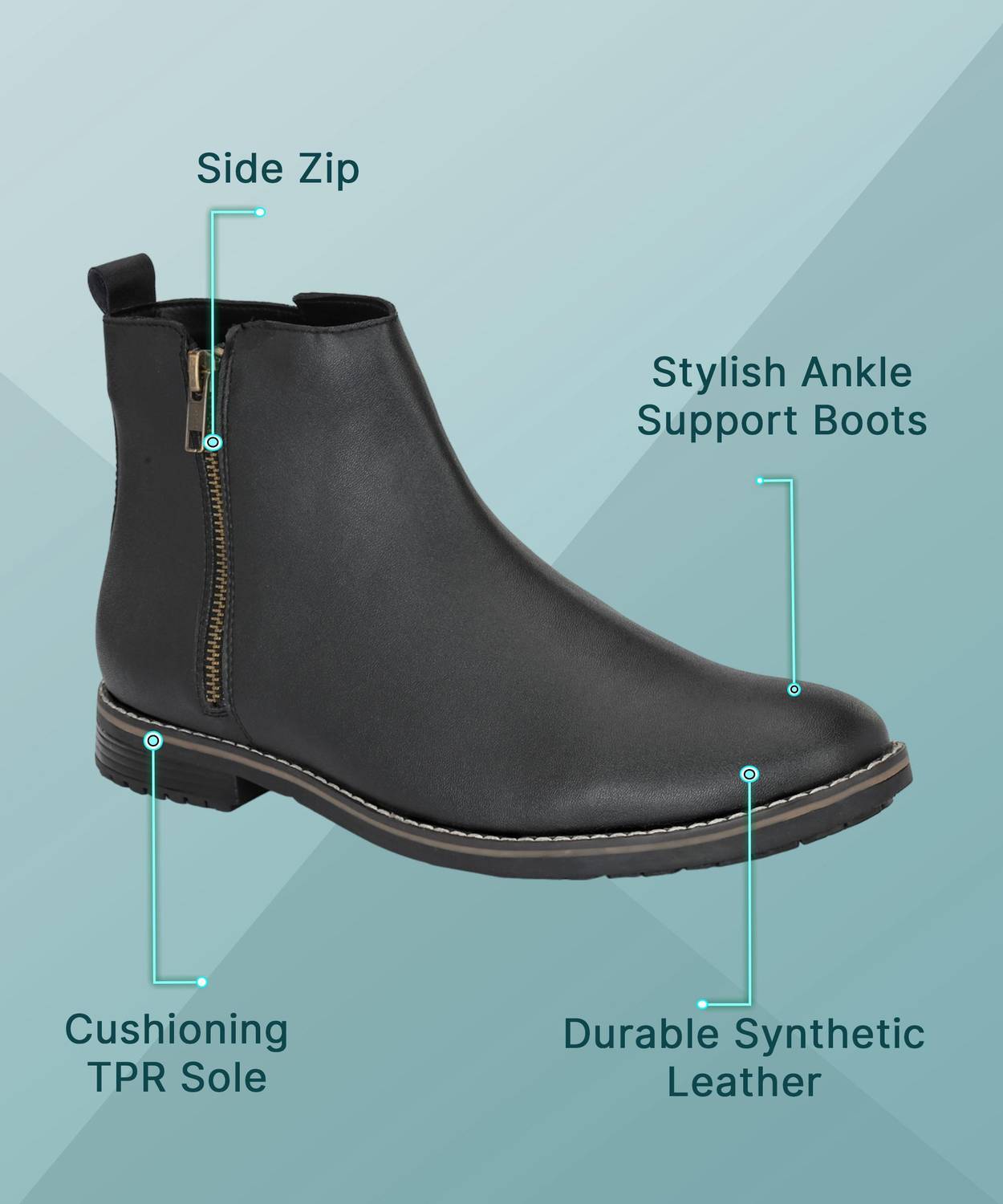 Roadster 4817 Black Mojaris For Men - Image 3