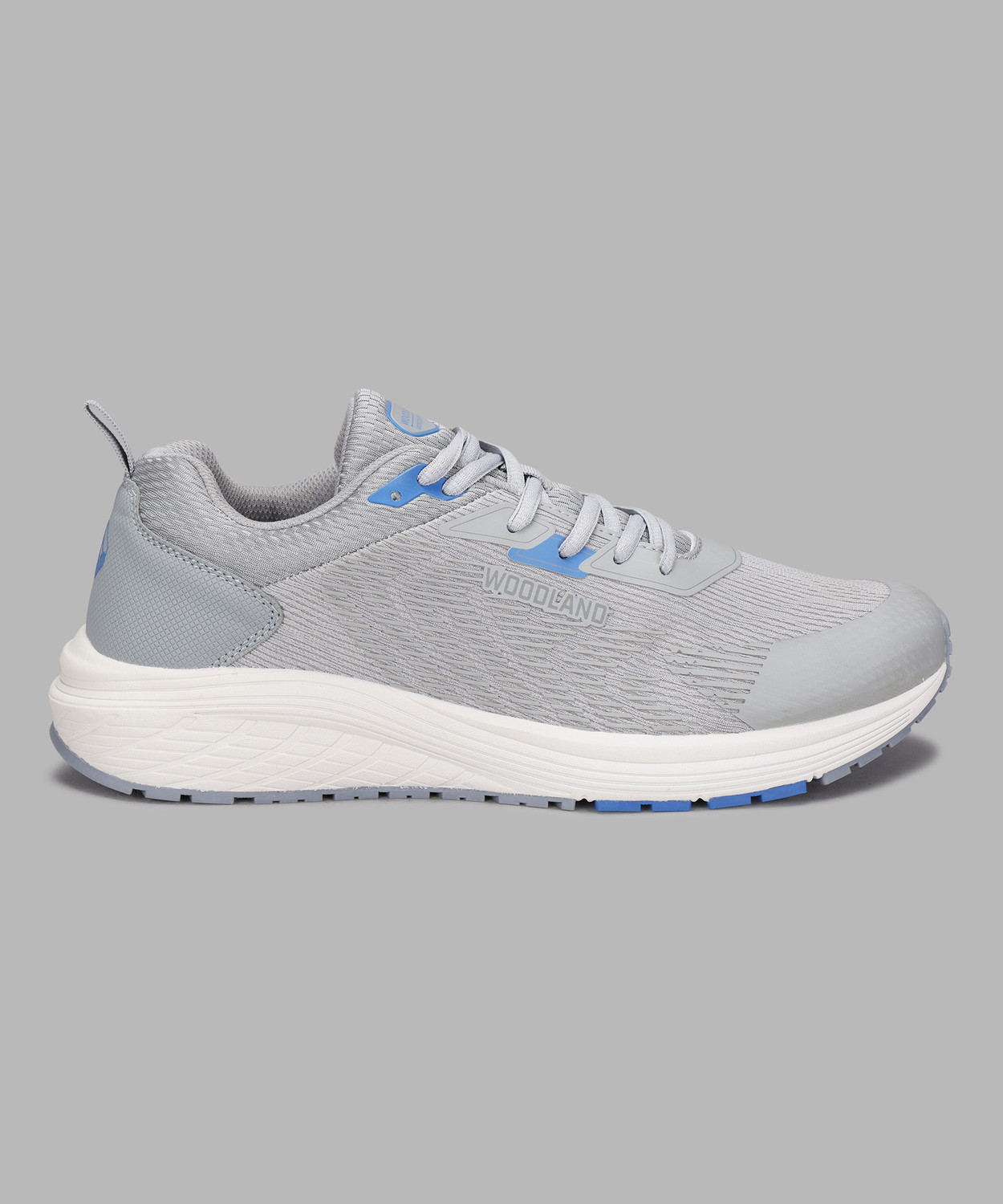 Image of WOODLAND Walking Shoes For Men (Grey, 7)