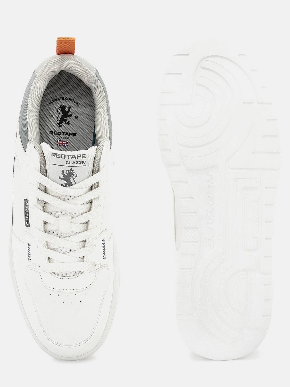 RED TAPE Men's Red Lifestyle Sneakers - Image 5