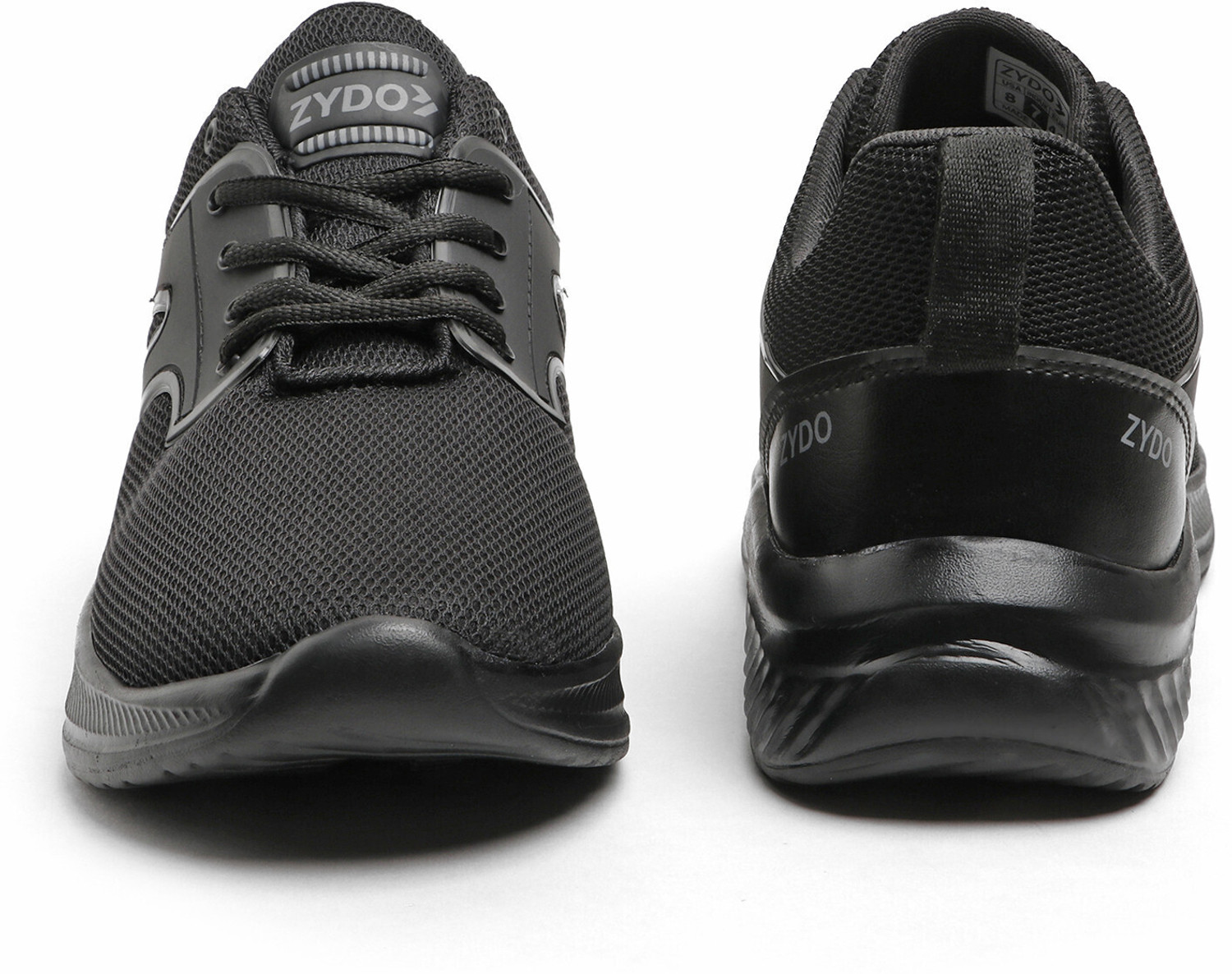 Image of zydo Black Walking Shoes For Men