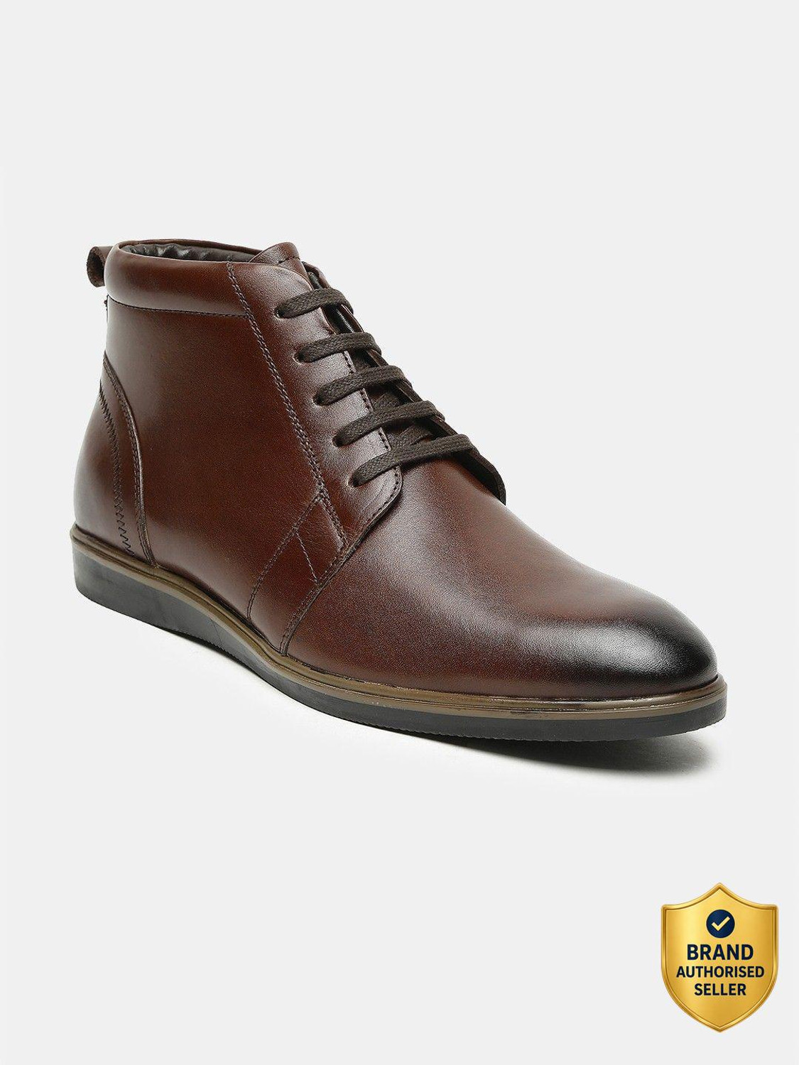 Image of Teakwood Leathers Boots For Men (Brown, 8)