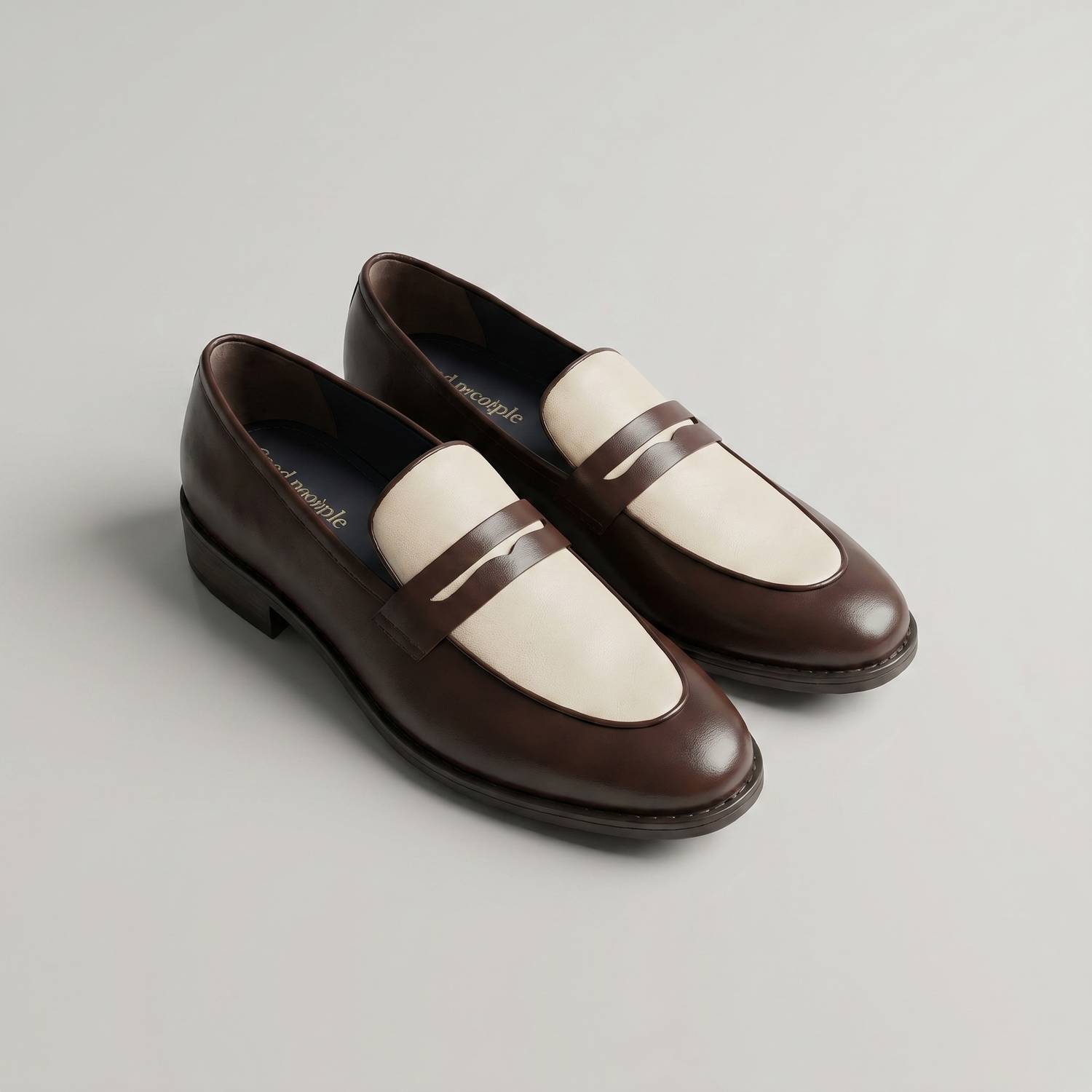 Good People Bicolor Penny Loafer Brown - Image 5