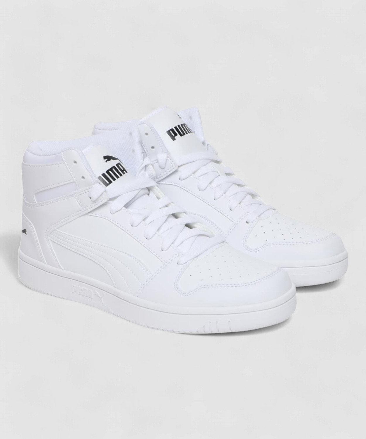 puma rebound layup sneakers white