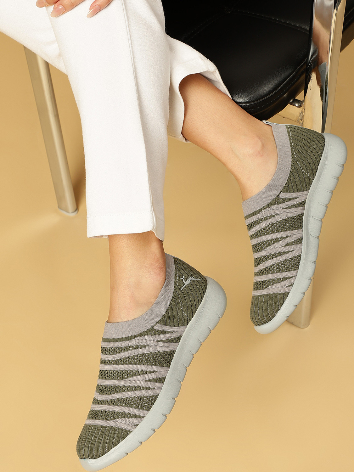 Image of Marc Loire Casual Athleisure Sports Shoes Slip On Sneakers For Women