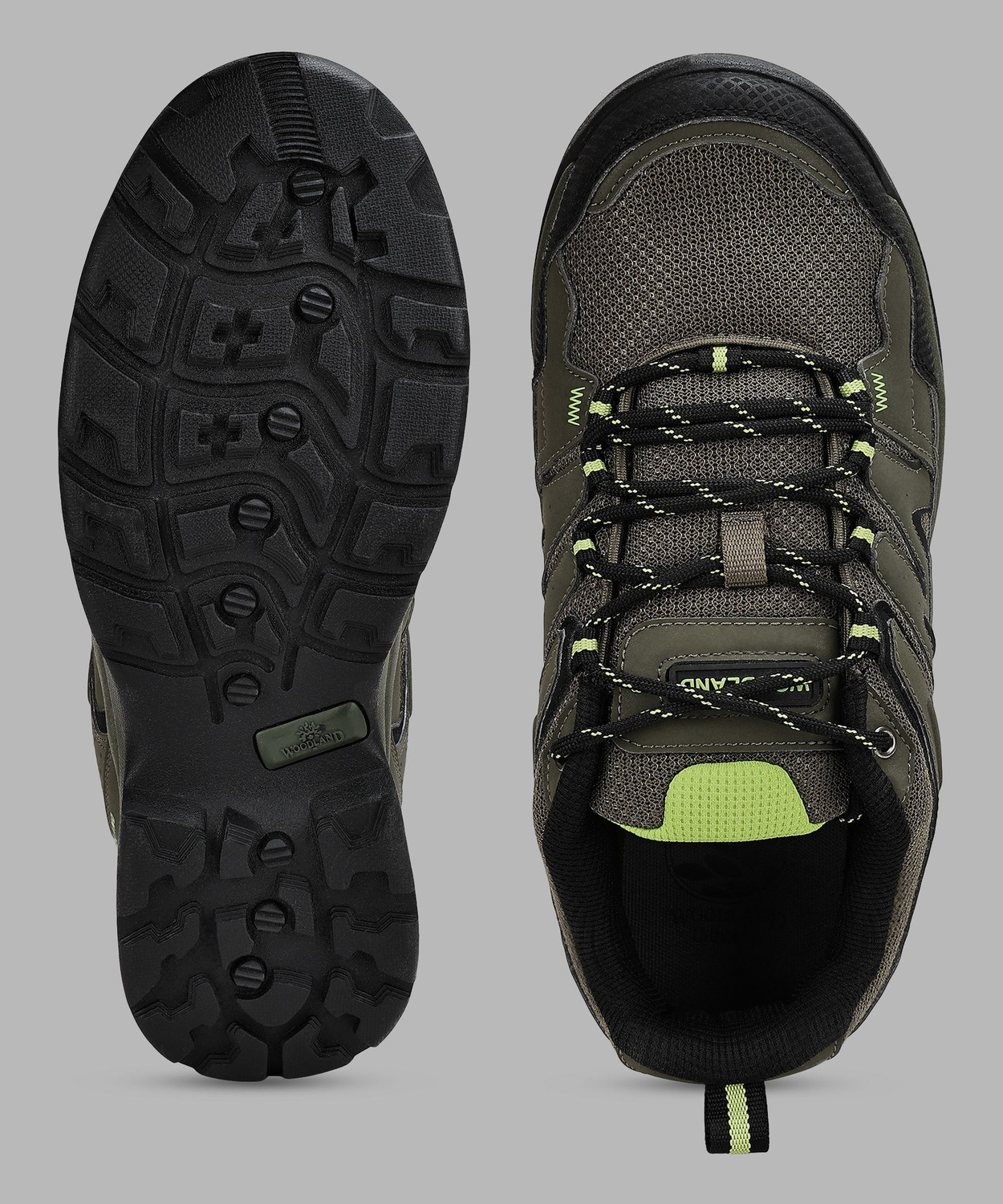 Image of WOODLAND Outdoor Trekking Lightweight Breathable Durable Hiking & Trekking Shoes For Men