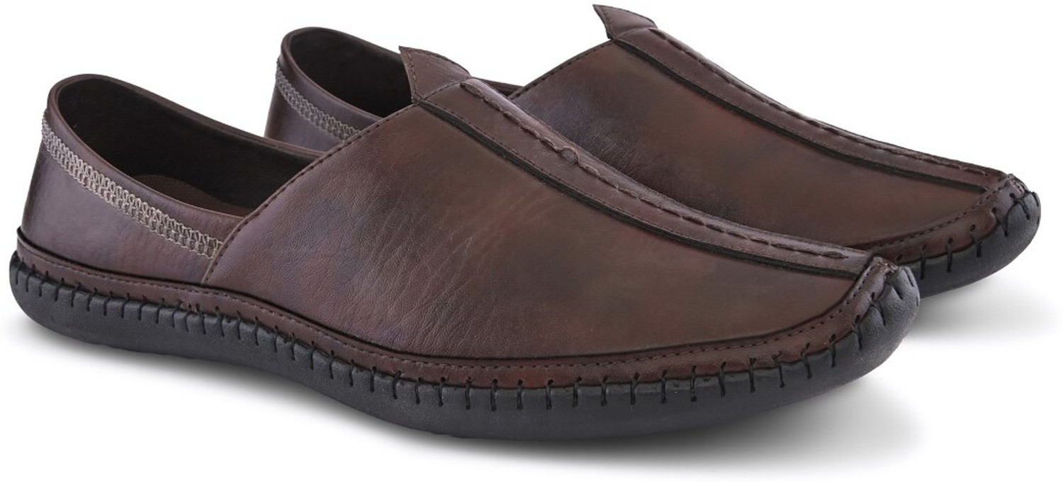 Image of Roadster Comfortable & Lightweight Leatherite Slipon Mojari Loafers For Men