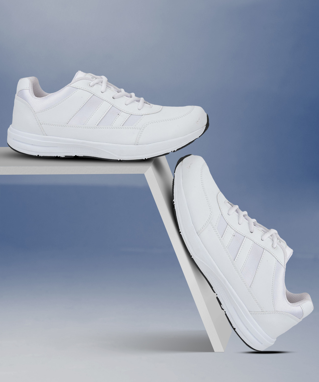 Image of LIBERTY Running Shoes For Men (White, 5)