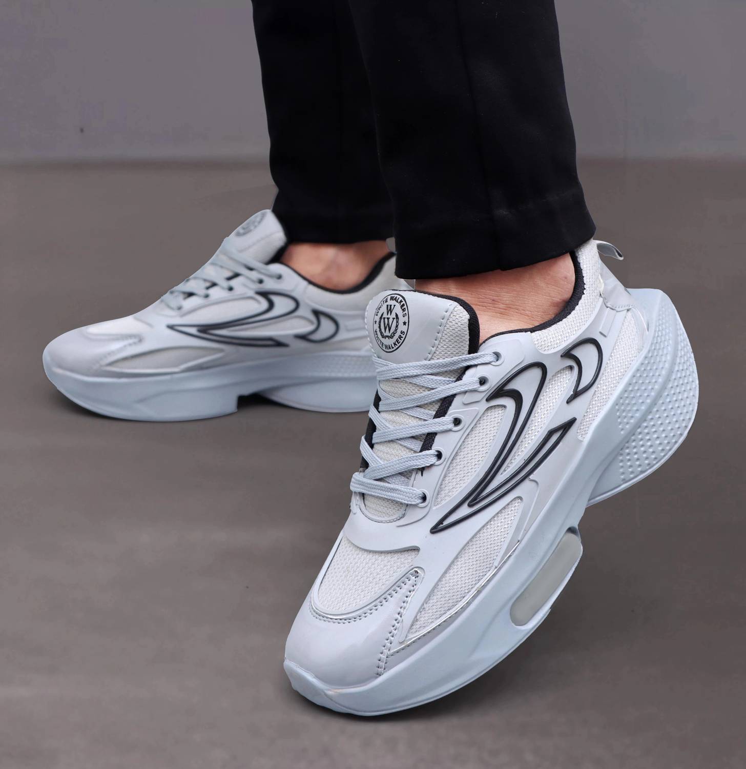 WHITE WALKERS ULTRASOFT ACTIVEWALK Men White Sneakers - Image 2