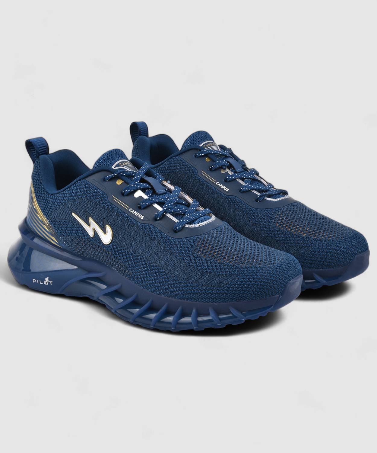 CAMPUS HOOD Men Blue Sneakers - Image 2