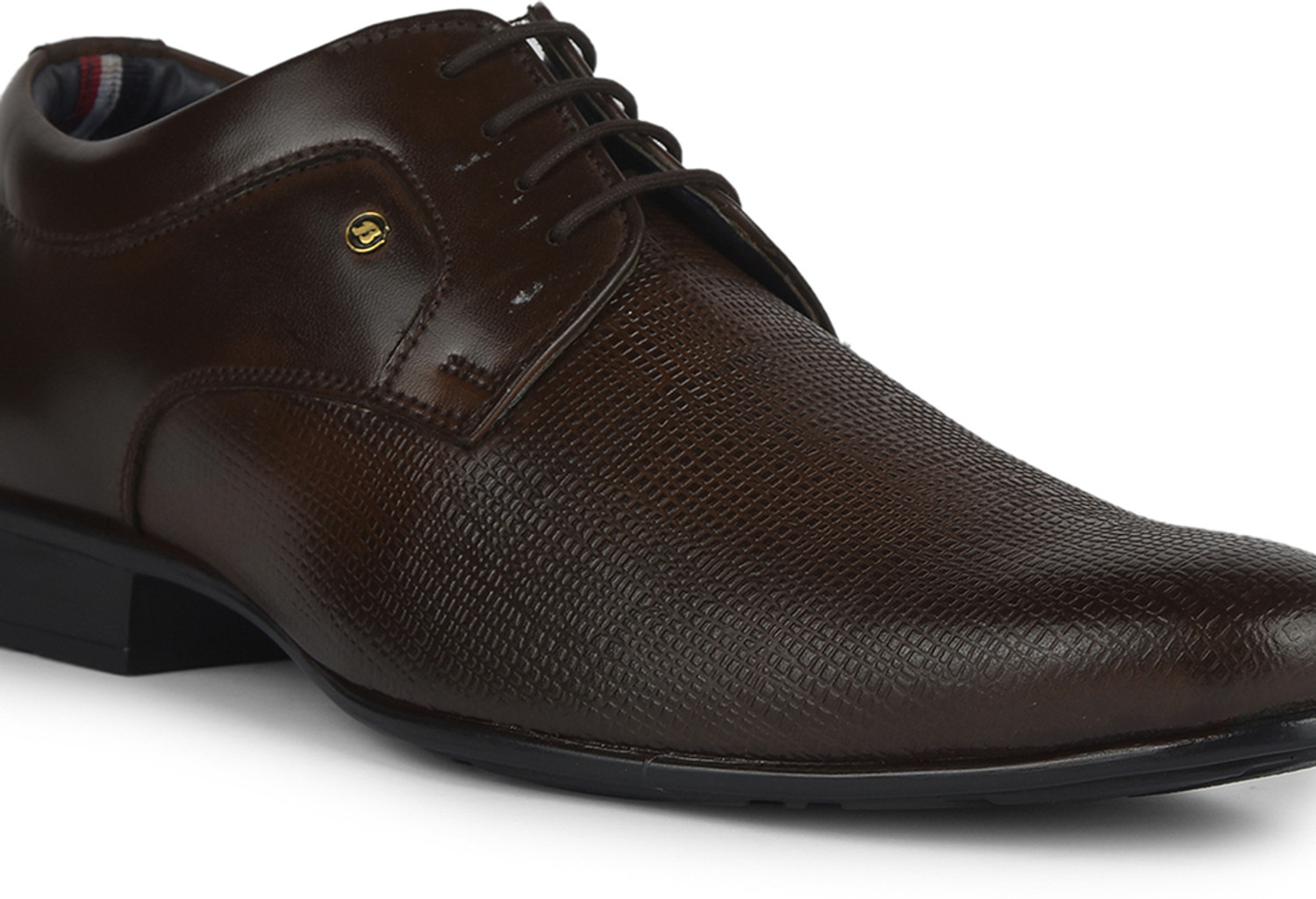 Image of Bata Bata Men Formal Derby Lace Up Shoes - Brown (7Uk) Derby For Men
