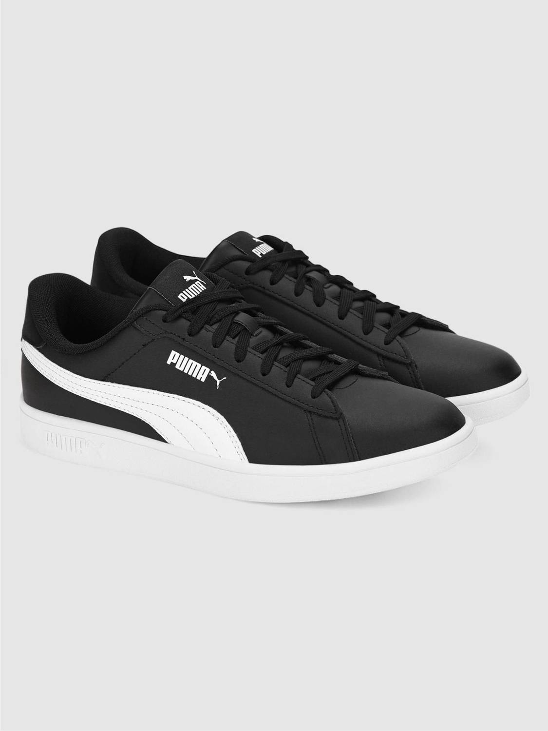 PUMA Smash 3.0 L Black Men's Sneakers - Image 2