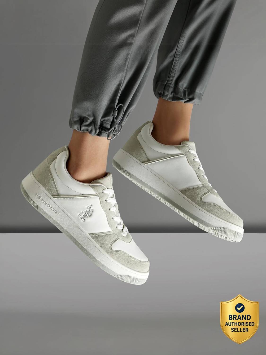 U.S. POLO ASSN. JOAN Sneakers for Men, White