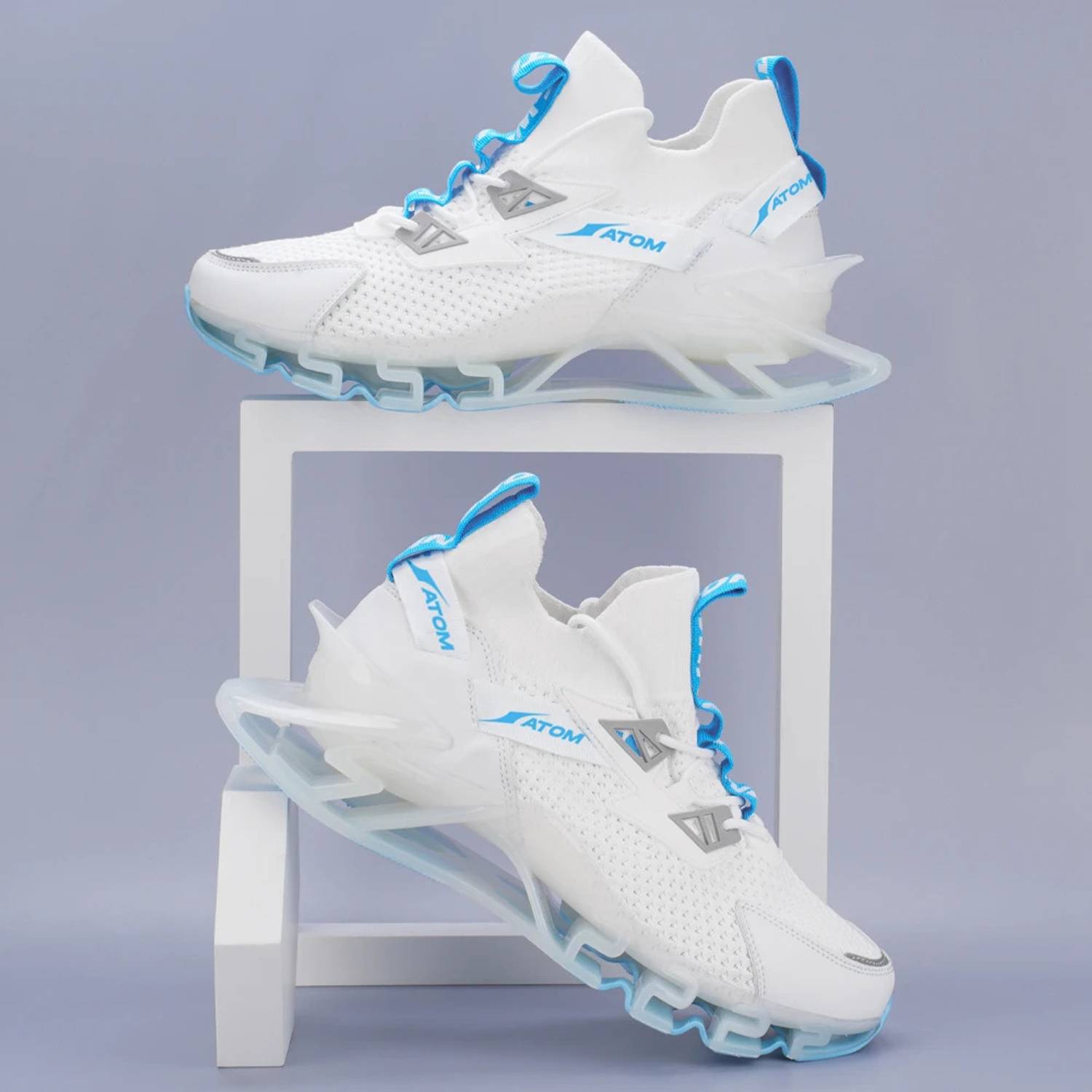 ATOM Spring Edge Alpha 2 Men White Sneakers - Image 3
