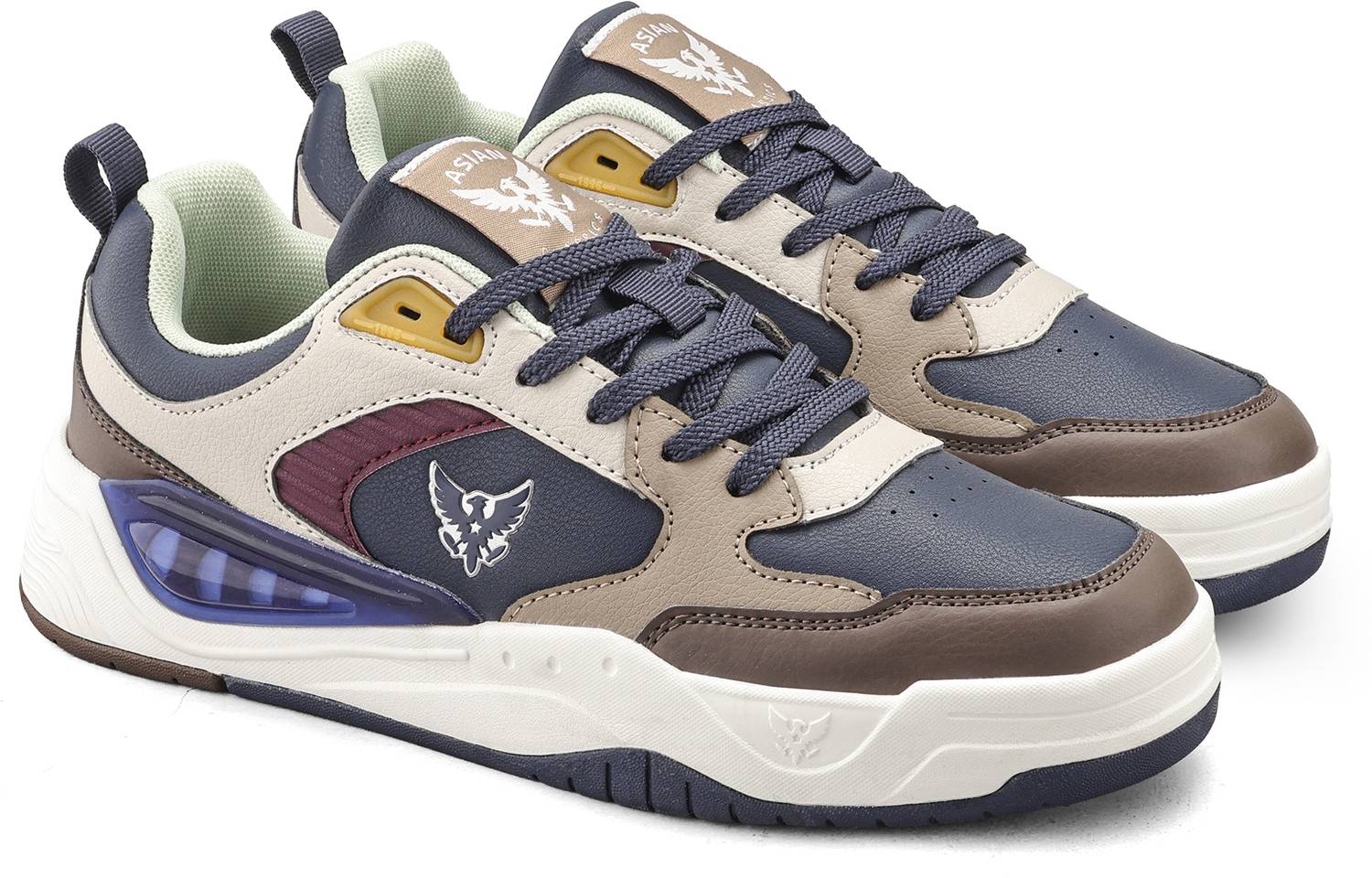 asian Mojo-06 Premium Men's Sneakers with Comfort Cushioning and