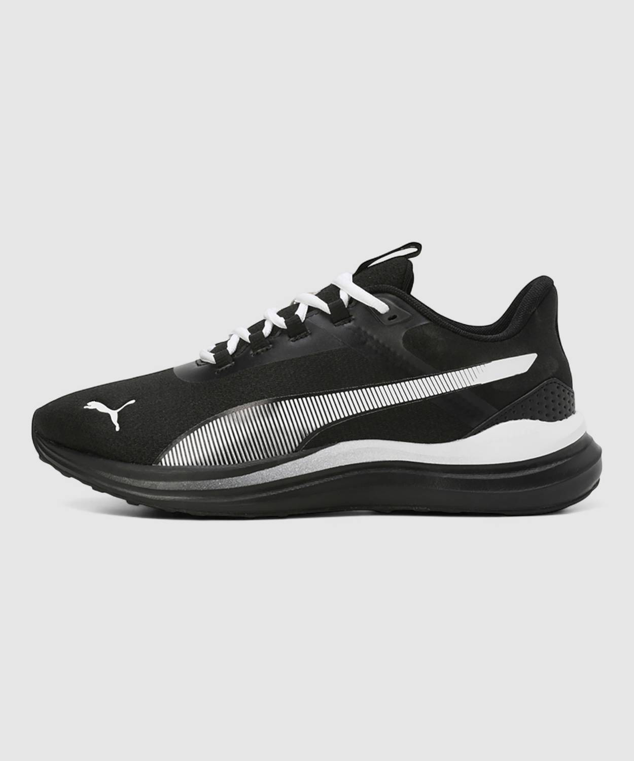 PUMA RapidFlow V1 Running Shoes for Men - Black - Image 3