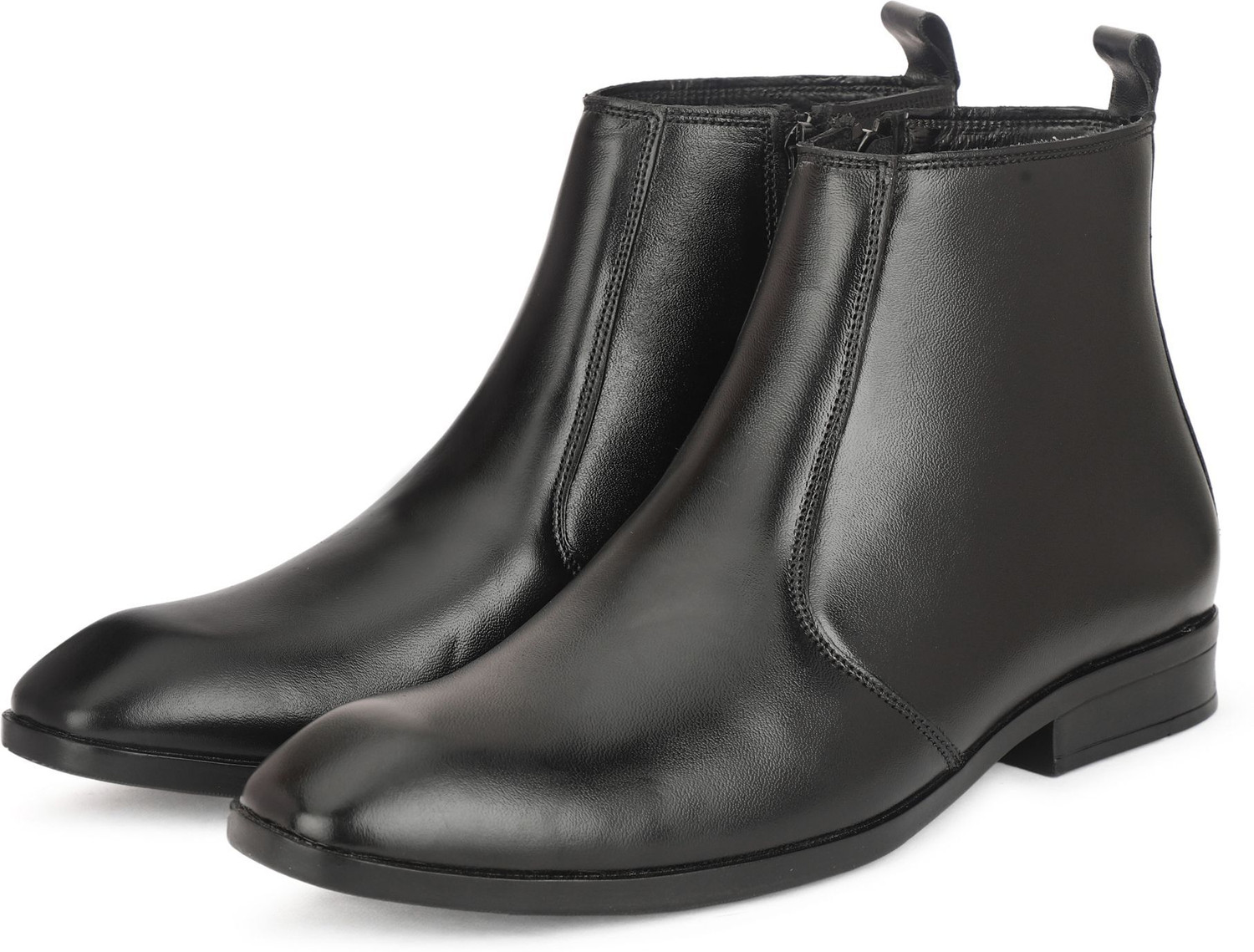 Image of Lohar Pure Genuine Leather Boots for Men | Classic Slip-On Ankle Boots Boots For Men
