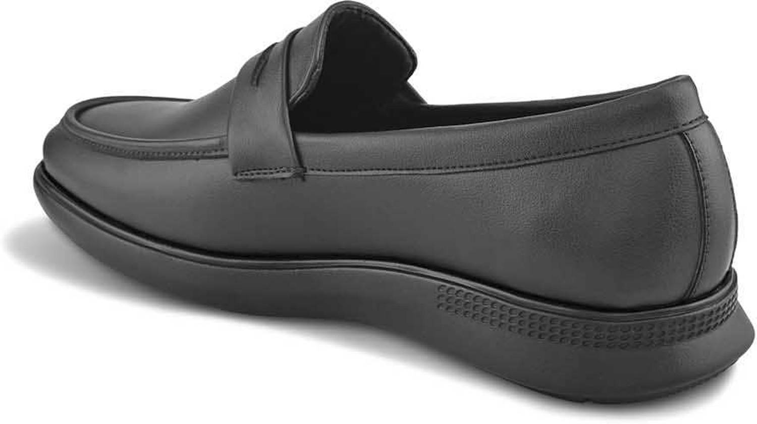 HERE&NOW Black Penny Formal Shoes - Image 5