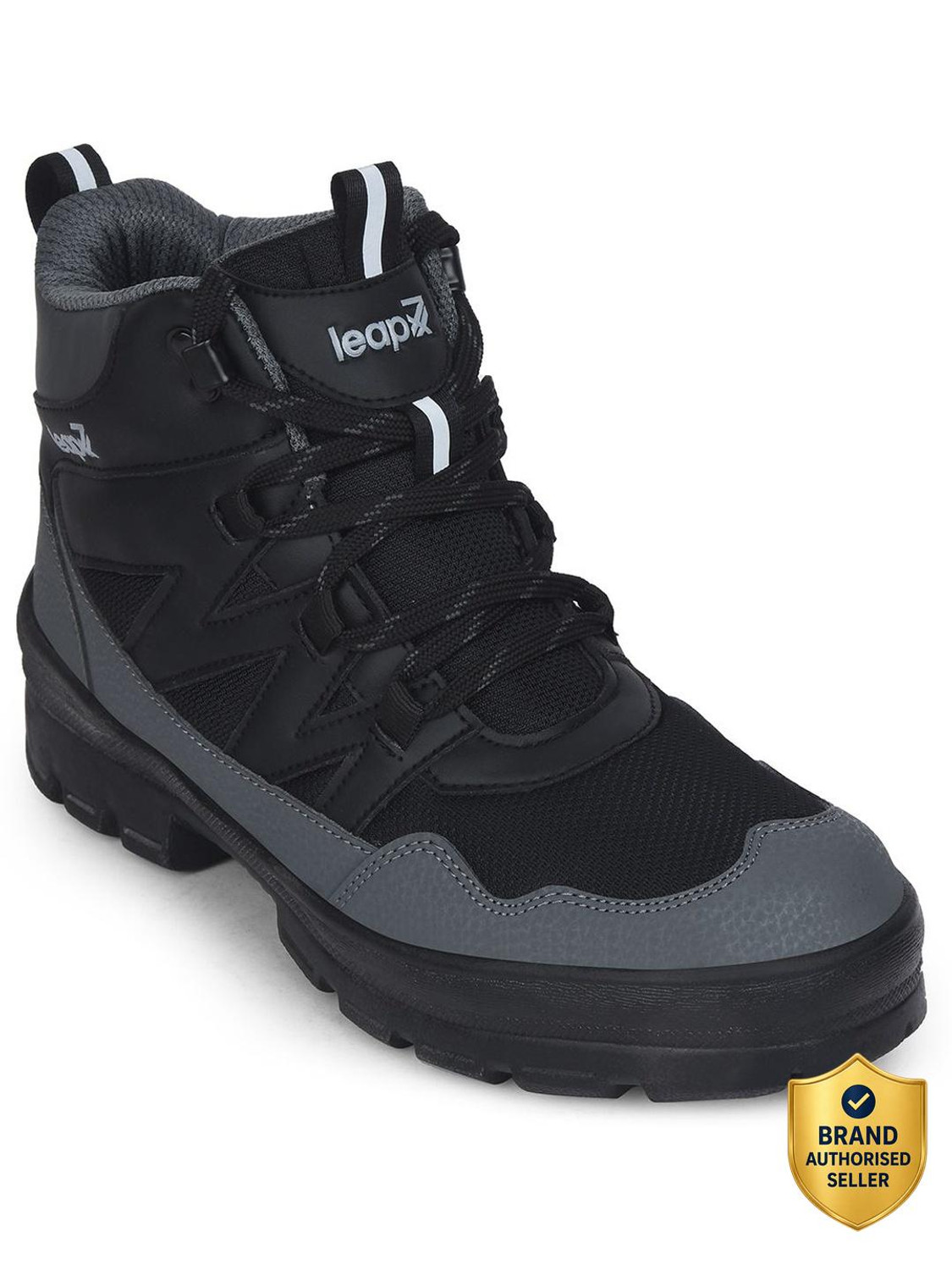 Image of LIBERTY Leap7x DRAWNER-1E Mens Lacing Sports Shoes | Lace-Up Running, Outdoor, Hiking & Trekking Shoes For Men