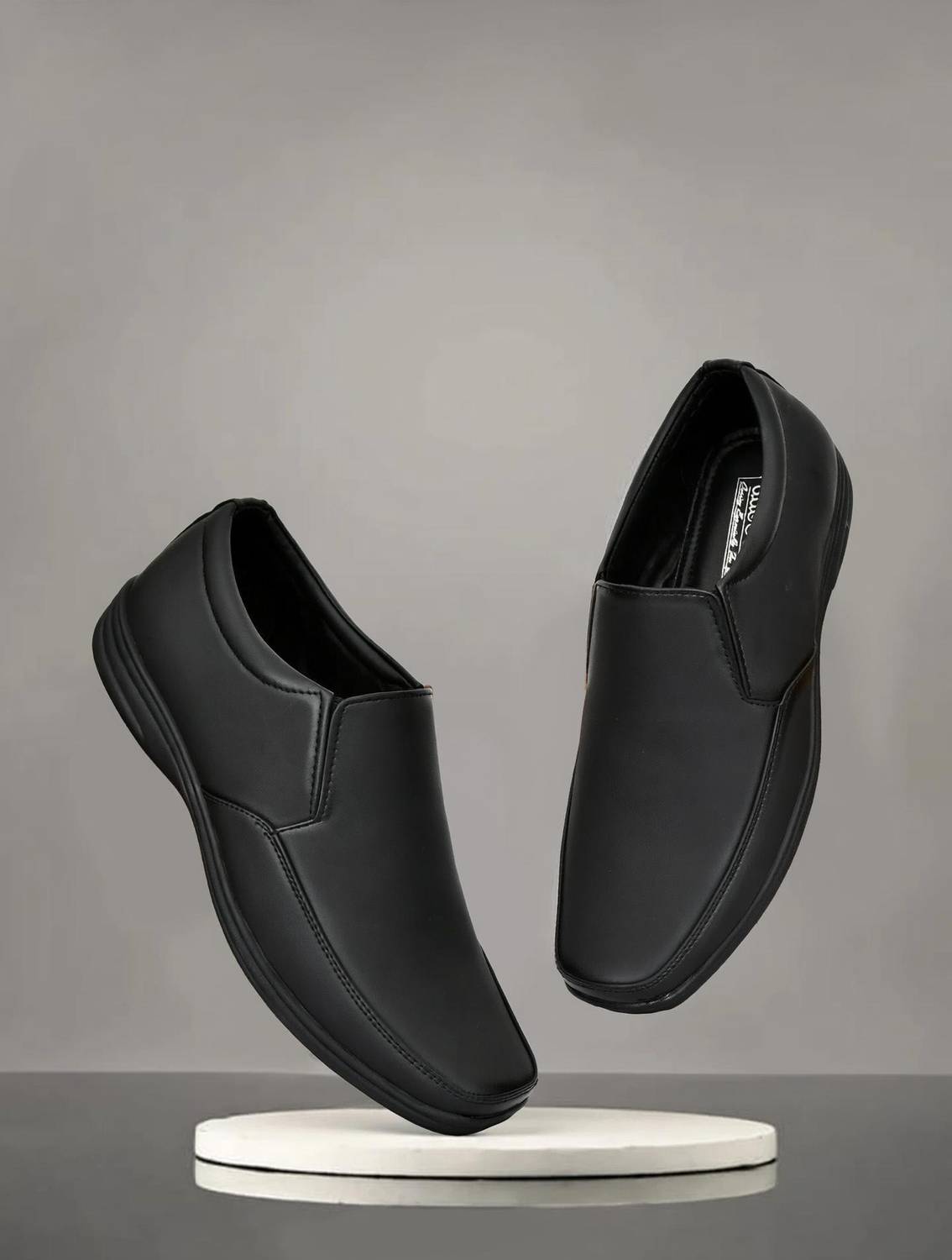 Aaeshu AAESHU Men’s Stylish Leather Slip-On Shoes | Casual & Formal Office Wear Slip On For Men