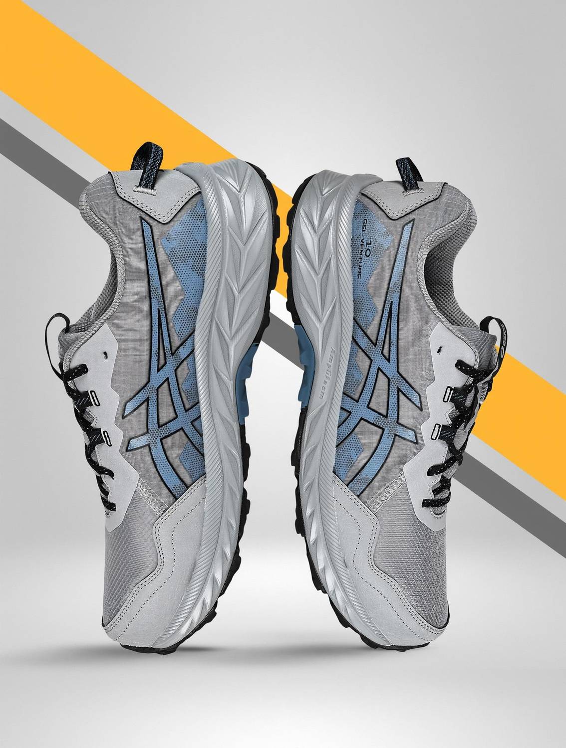 Asics GEL-VENTURE 10 Men's Running Shoes Gray - Image 1