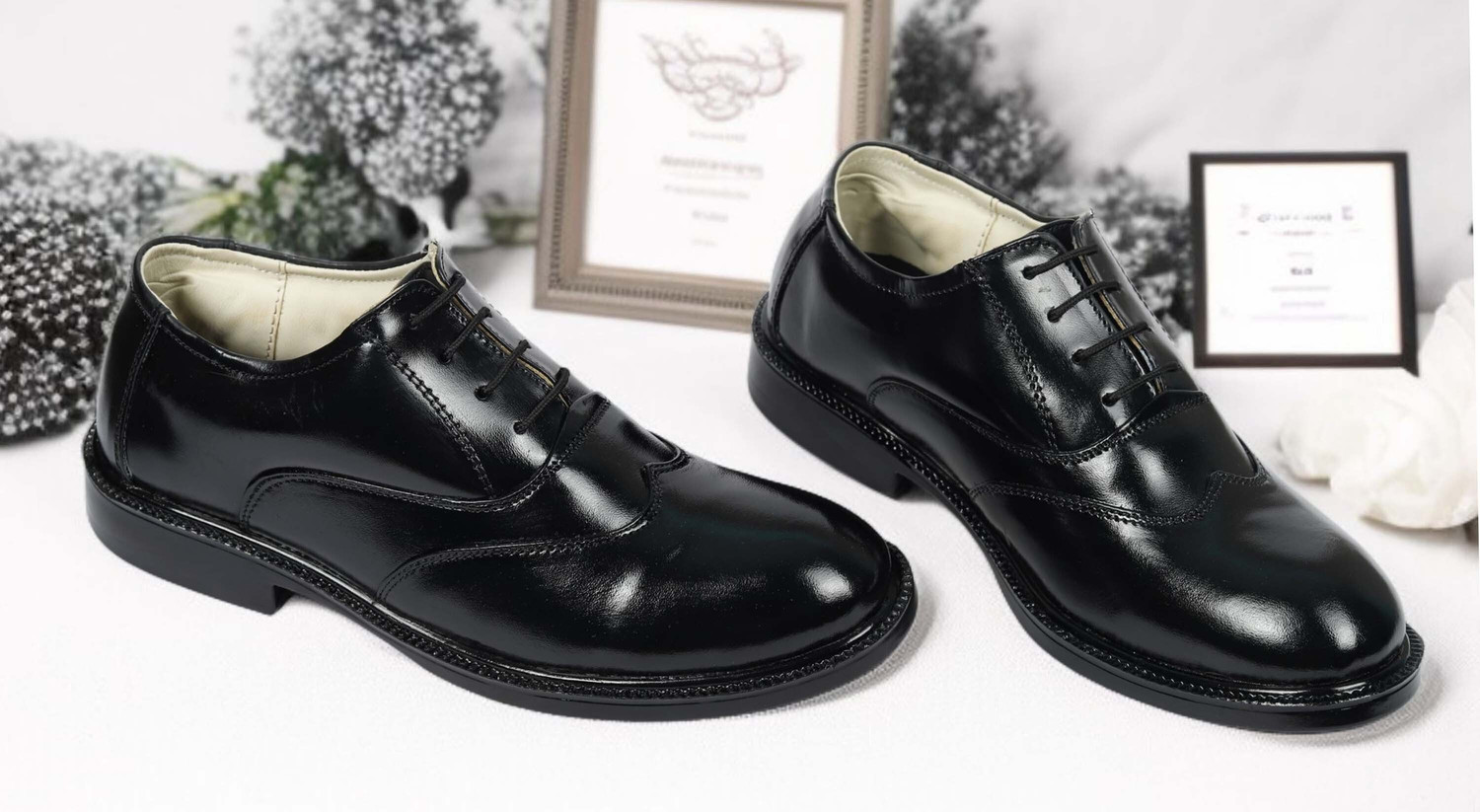 Image of 28niqel Pure Leather Formal Shoes | Classic Oxford LaceUp | Comfortable & Durable Office Lace Up For Men