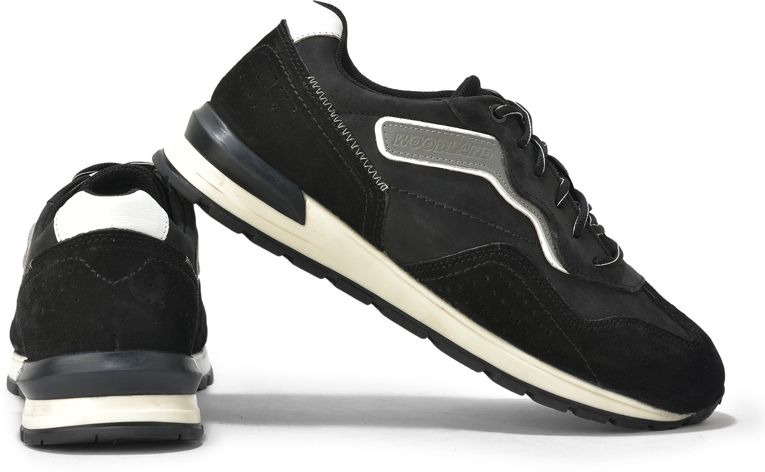 Image of WOODLAND Lace Up Lightweight Breathable Comfortable Daily Use Casuals For Men