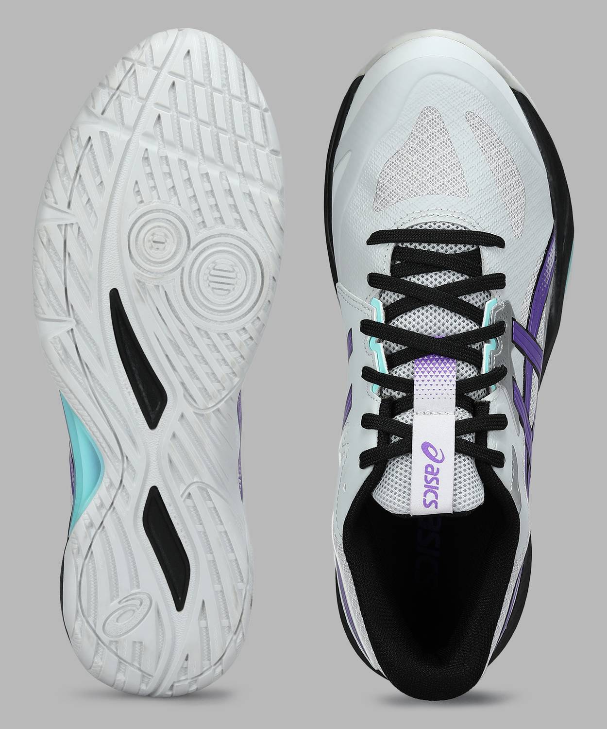 Asics GEL-TACTIC 13 Men's Badminton Shoes Gray - Image 4