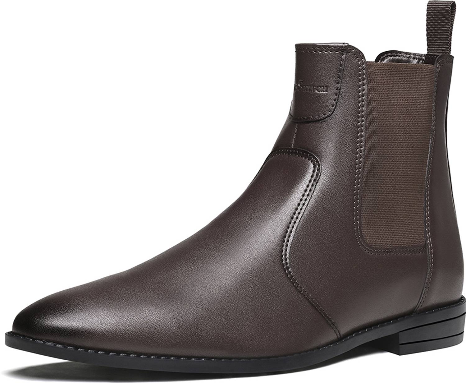 Louis Stitch Brunette Brown Chelsea Boots UK 10 - Image 4