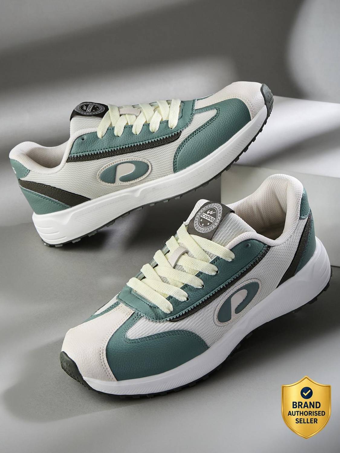 CAMPUS ASEND Men's White Sneakers - Image 1
