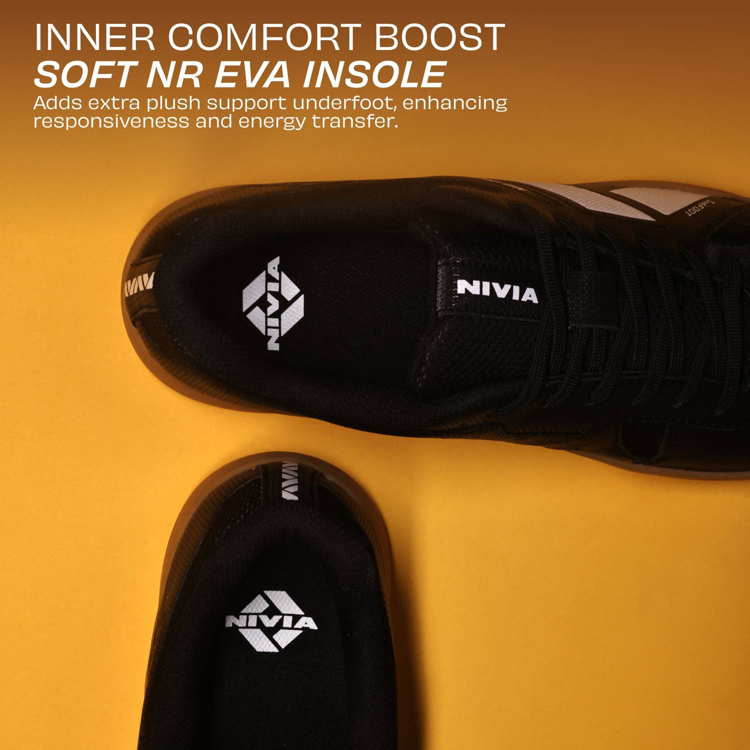 NIVIA Mid Court Badminton Shoes For Men - Image 5