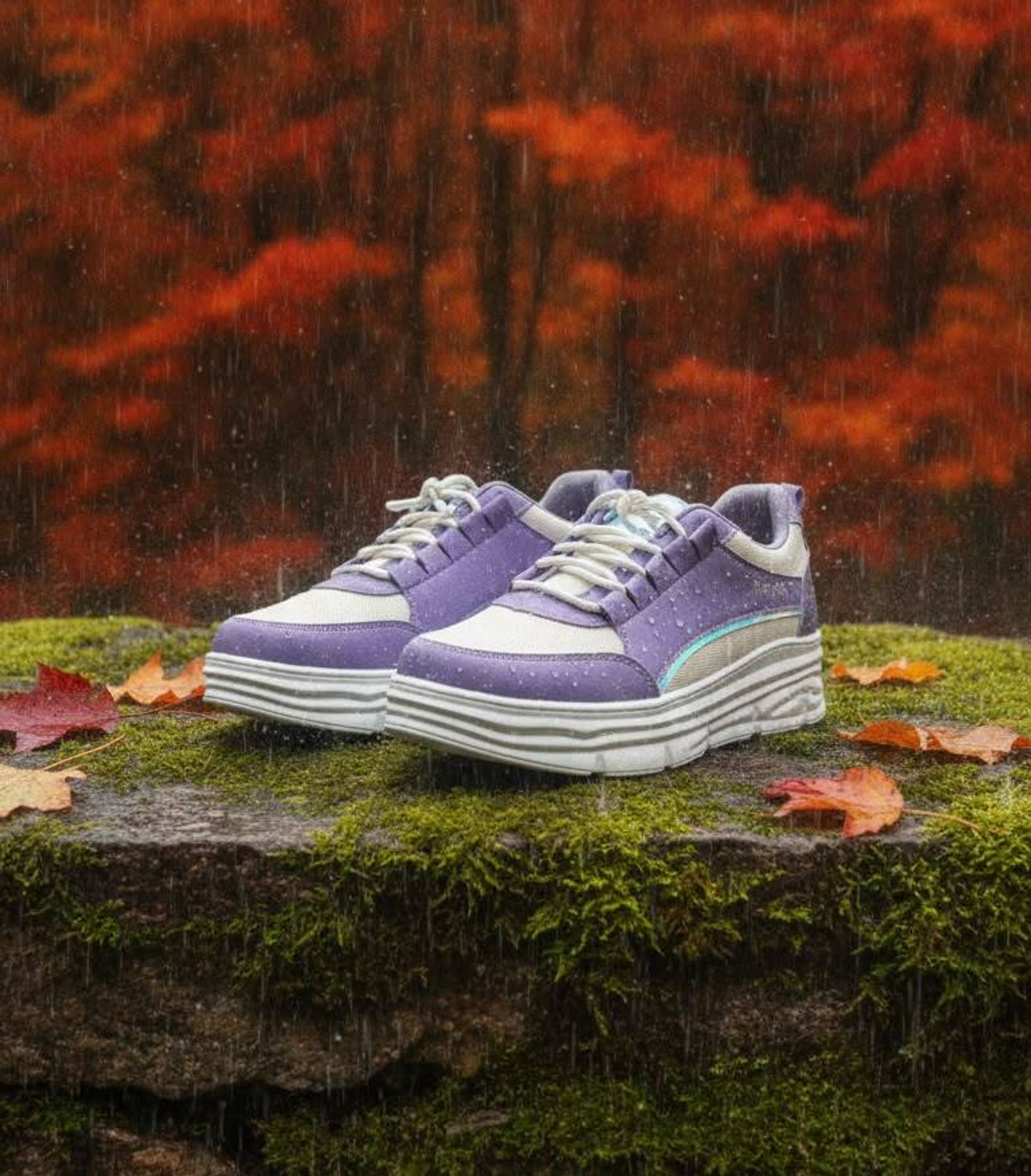 Image of Avose Stylish Blue Casual Sneakers For Women