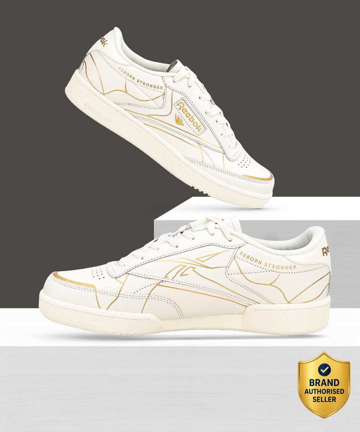 Image of REEBOK Club C Kintsugi Sneakers For Men