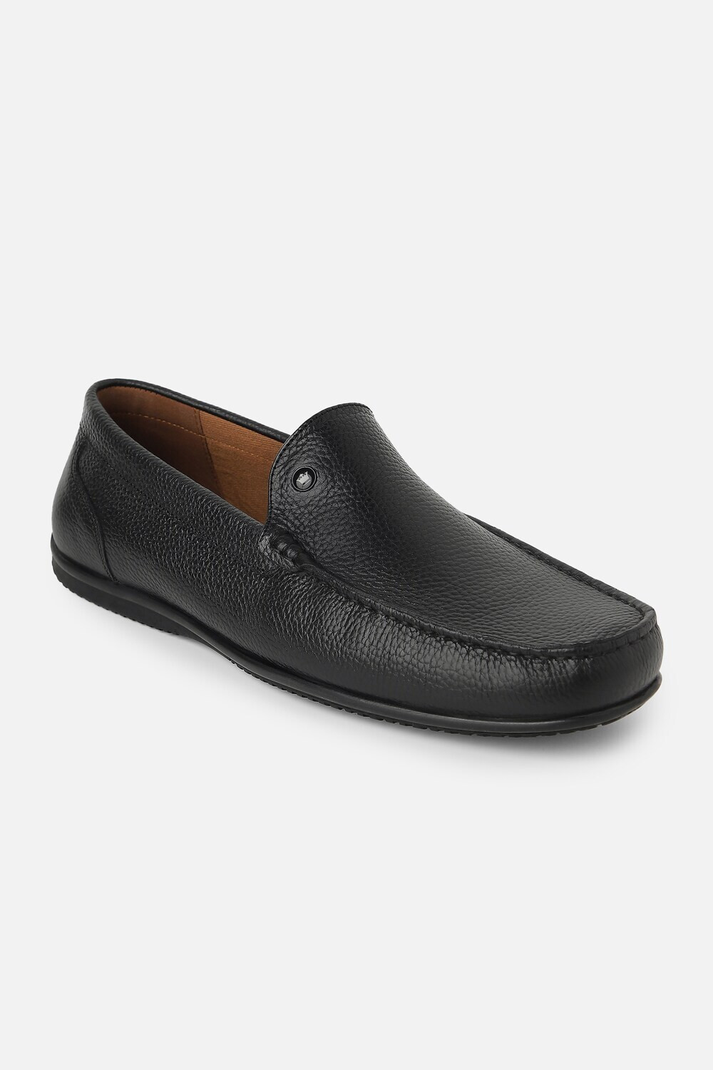Image of LOUIS PHILIPPE Premium Leather Breathable Anti-Slip Flat Heel Formal Slip On For Men