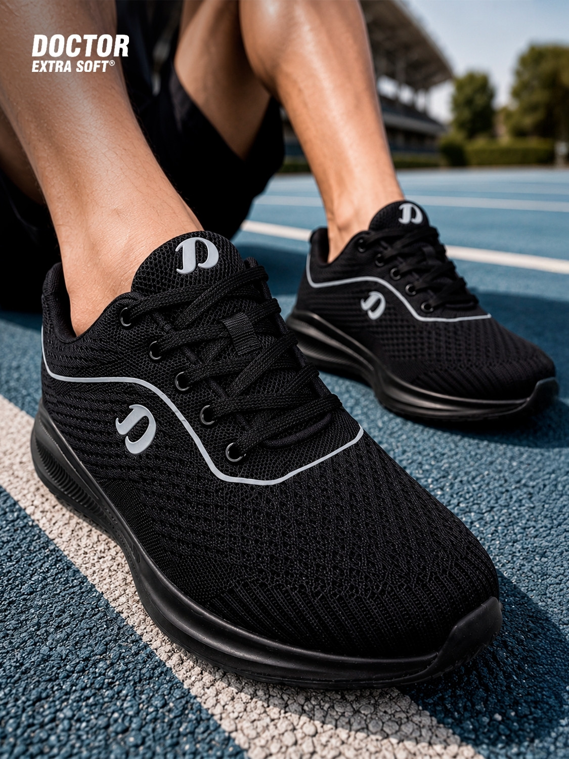 DOCTOR EXTRA SOFT Memory Foam Insole & Ultrasoft Outsole Running Shoes For Men