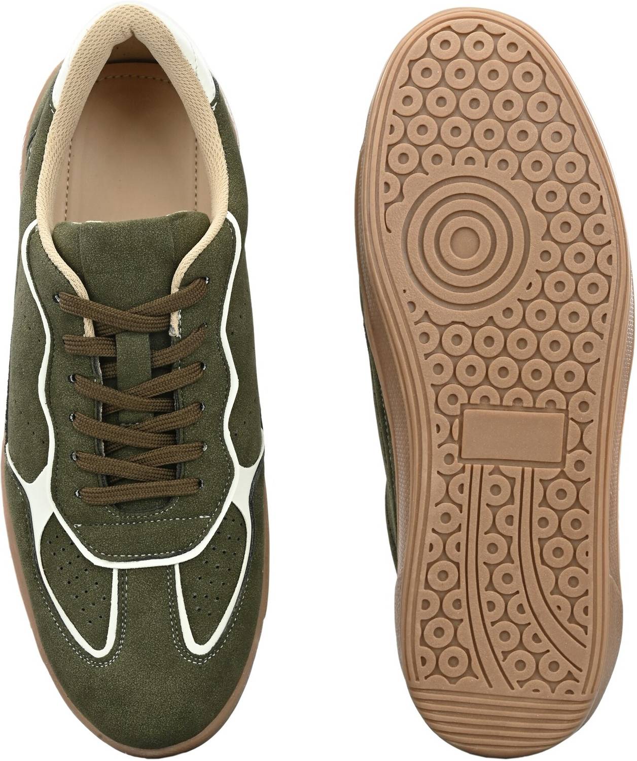 Roadster Men's Green Sneakers - Image 5