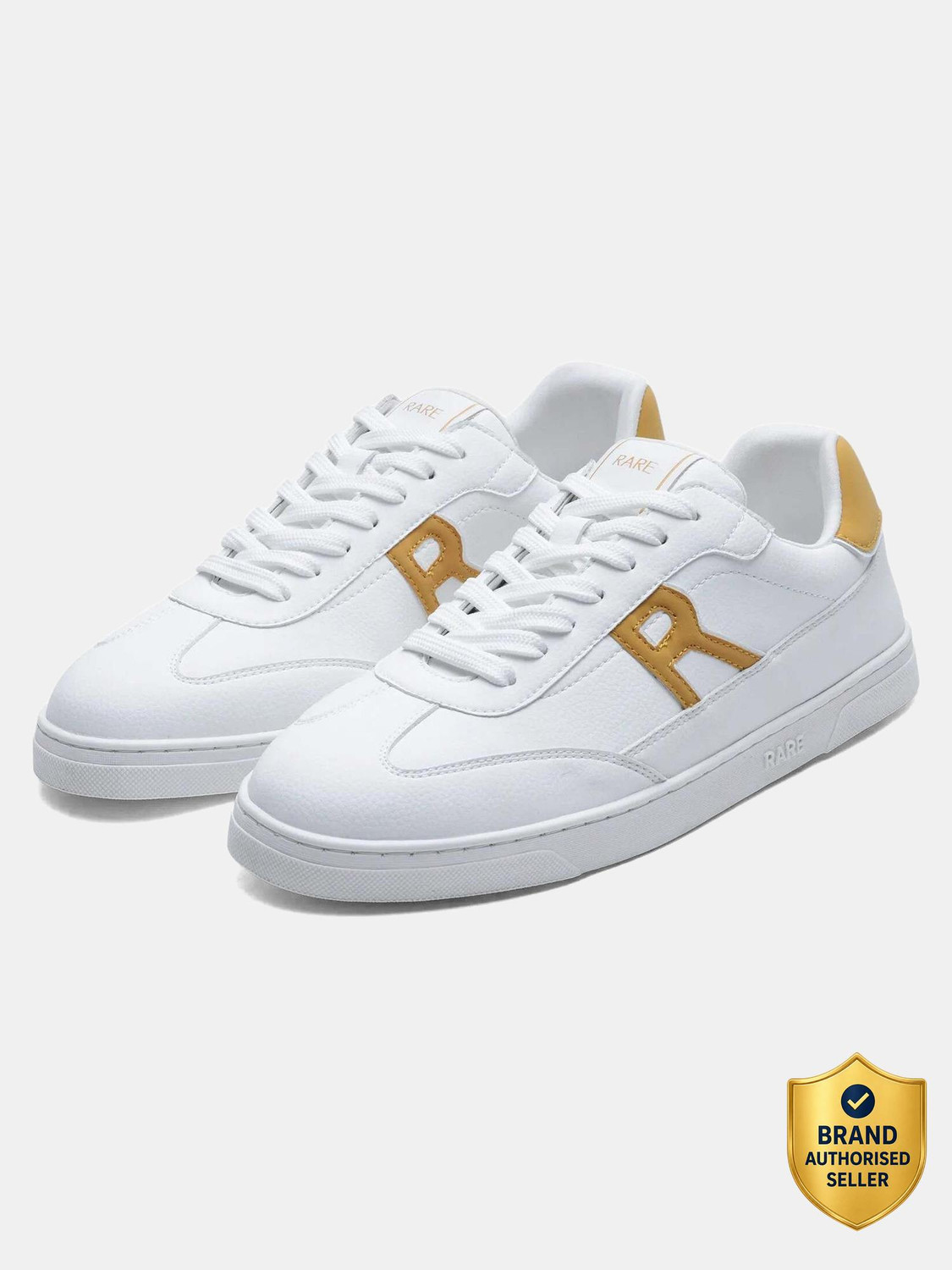 Image of RARE RABBIT ATHENS YELLOW PRIMARY Sneakers For Men