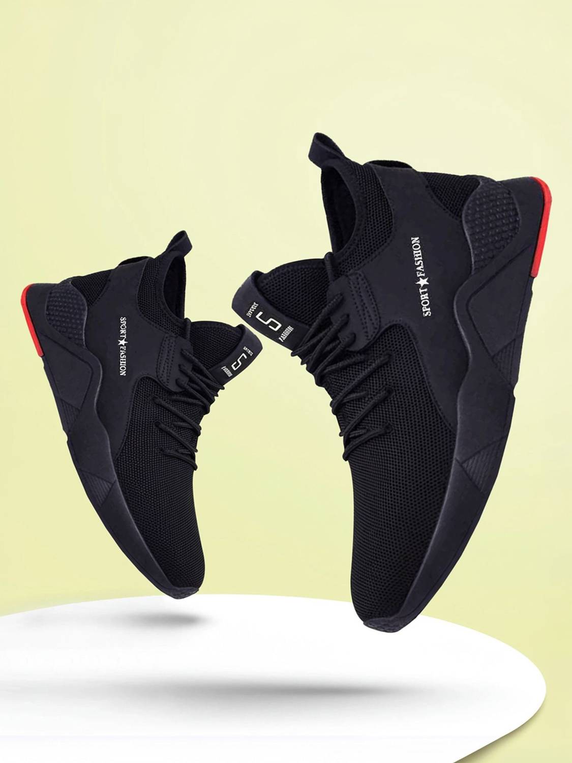 HOTSTYLE Trendy Black Men's Loafers