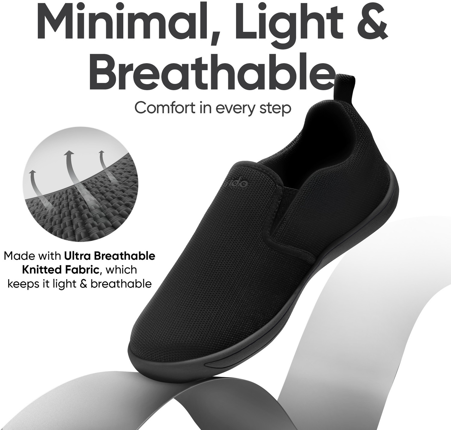 Image of Frido Cloud Comfort Casual Sports Slip-On Shoes, Zero-Drop Barefoot With Wide Toe Box Casuals For Men
