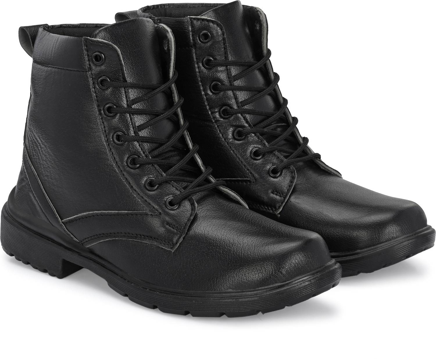 Shoe Island Men's Brown Leatherette Zipper Boots - Image 2