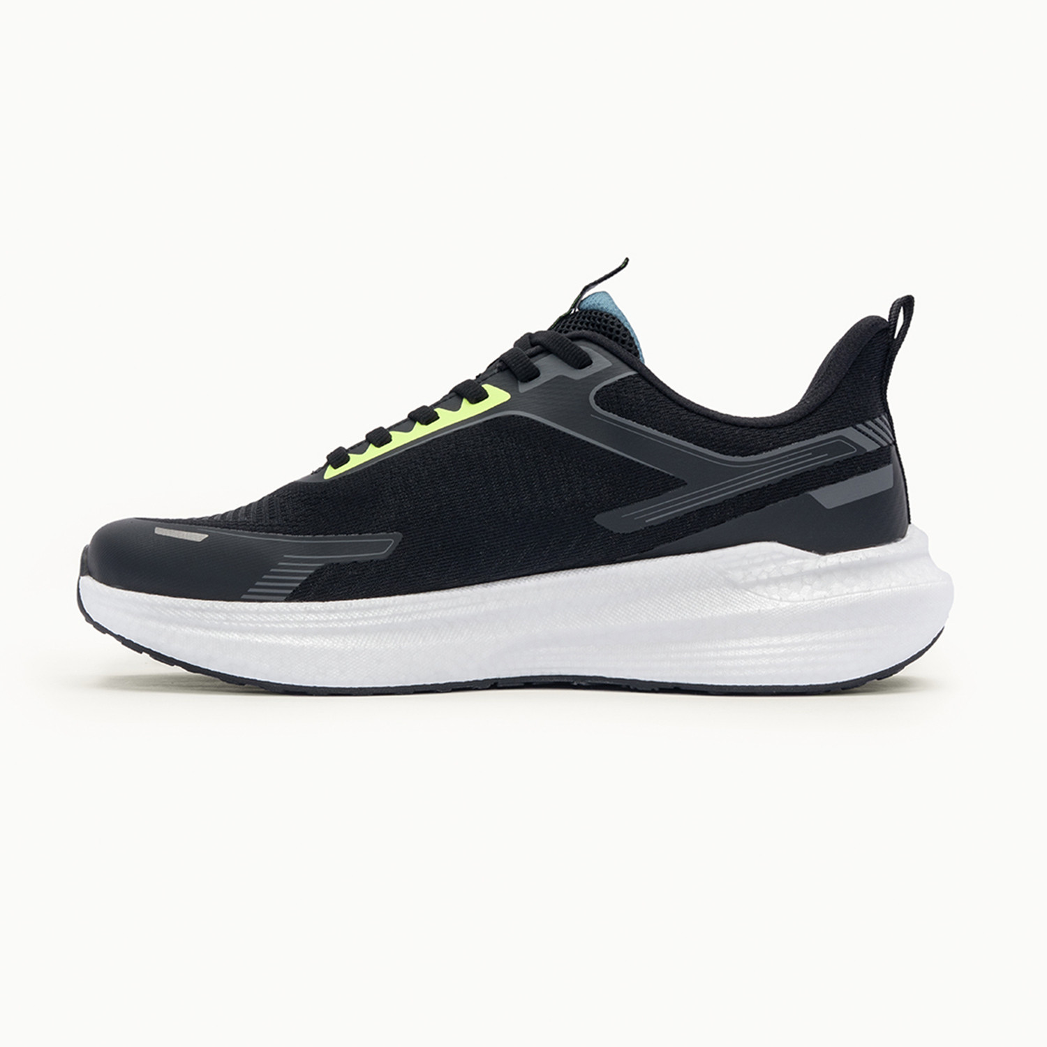 Image of RED TAPE Low Cut Sports Shoes for Men in Black White | Sports Shoes Walking Shoes For Men
