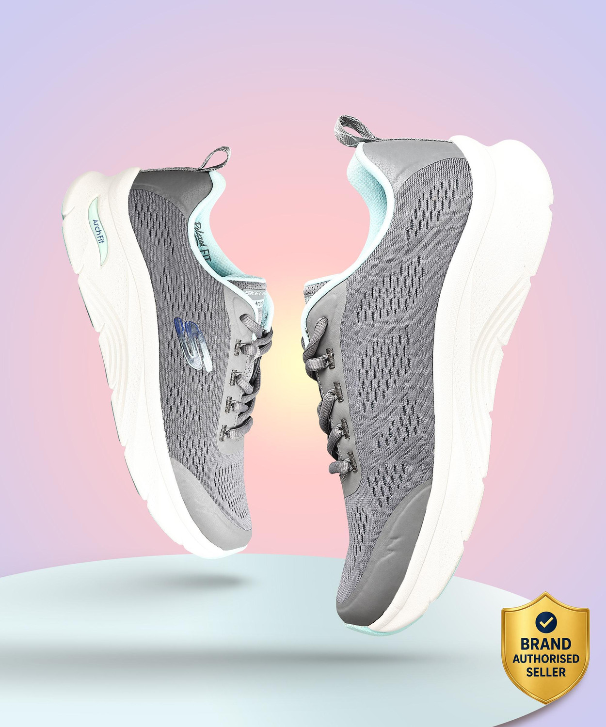 Image of Skechers Arch Fit D'Lux-Cozy Path Walking Shoes For Women