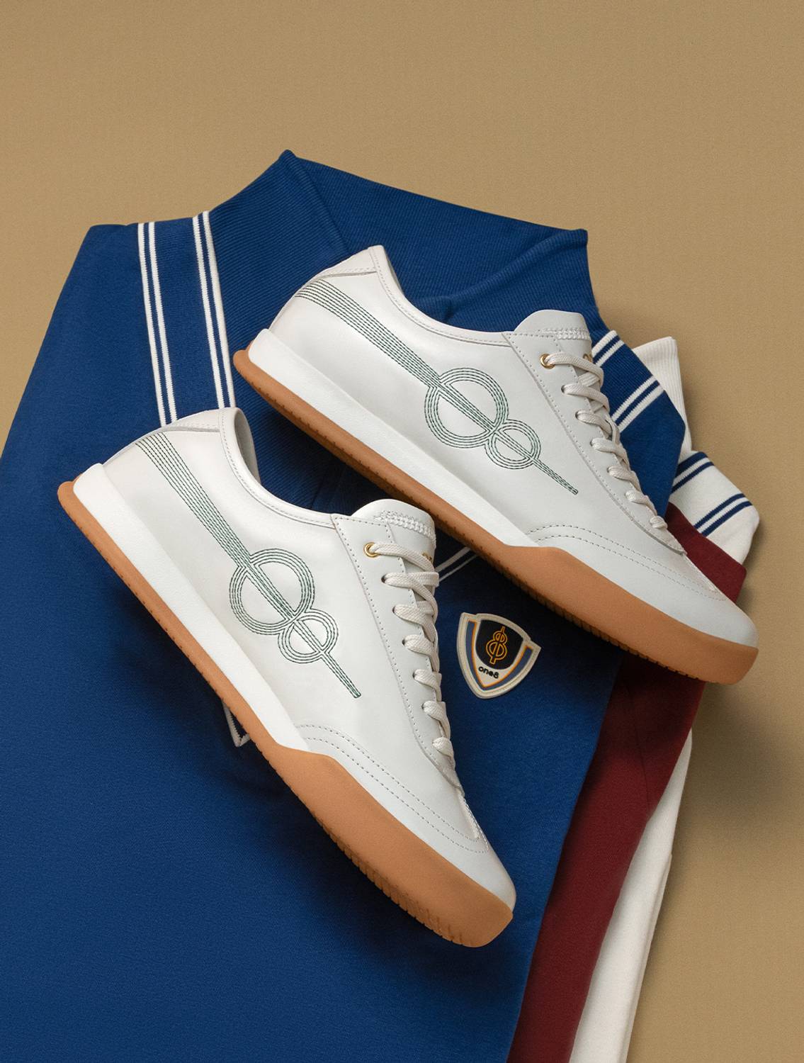 one8 Seam XVIII OG White Sneakers - Image 2