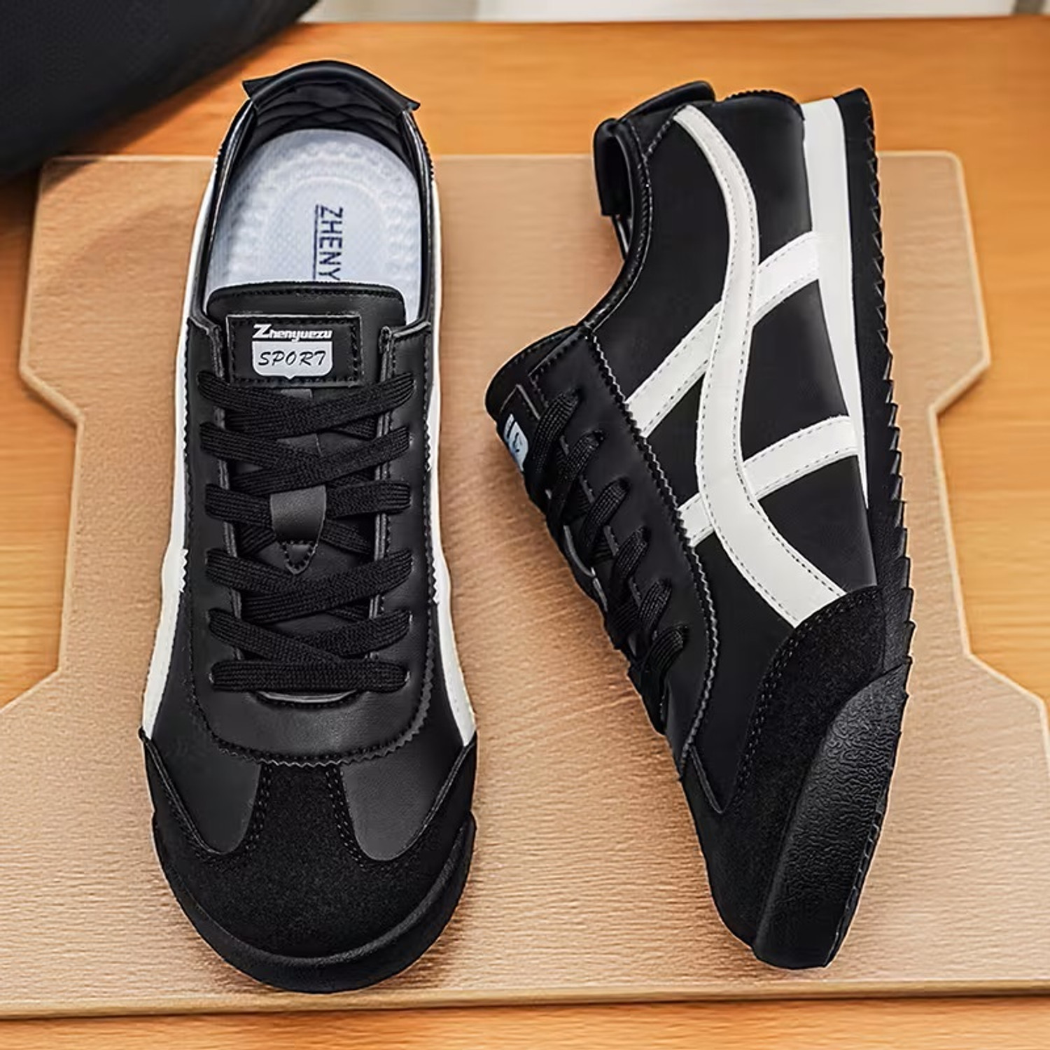 Image of hitbuyar Comfortable Shoes For Men Slip On Sneakers For Men